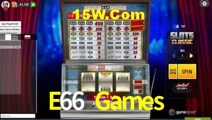 Jogos de Slot E66 Games
