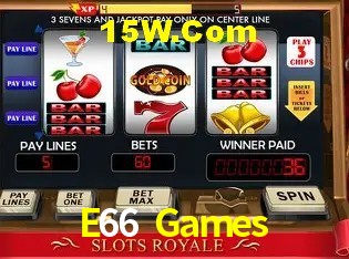 Casino Ao Vivo E66 Games